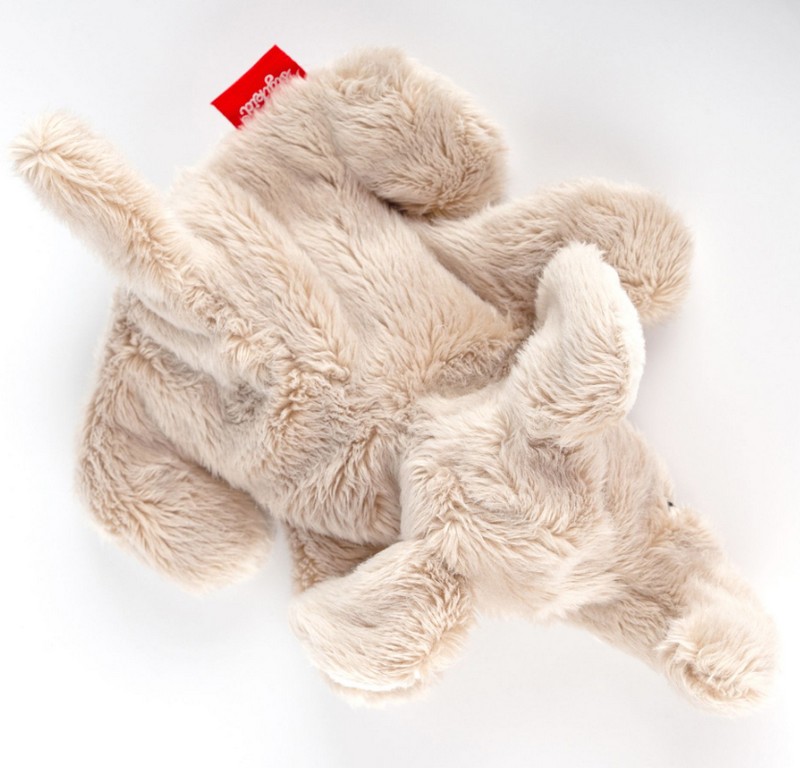 Piccolo peluche morbido a forma di elefante, adatto dai 3 mesi in su